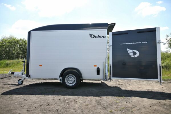 Debon C300 Box Trailer Grey