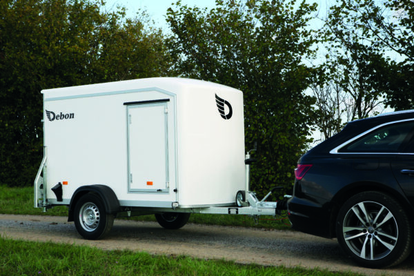 C255 unbraked van trailer by Debon