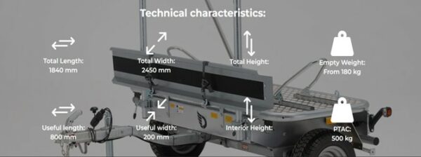 Debon MOTO Compact Trailer