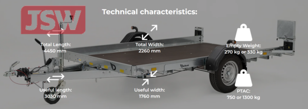 Debon Roadster Platform Trailer NEW