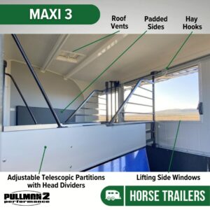 3 is the Magic Number
Cheval Liberté Maxi3 Horse Trailer..