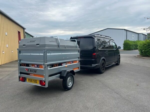 Erde 193 Unbraked Car Trailer