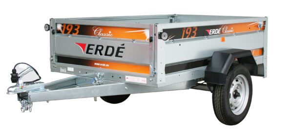 Erde 193 Unbraked Car Trailer