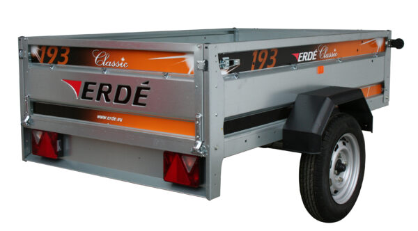 Erde 193 Unbraked Car Trailer