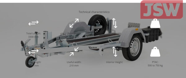 Debon Moto1 Motorcycle Trailer