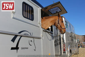 Herringbone horse trailers