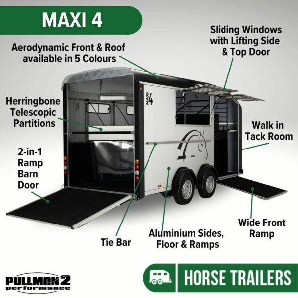 MAXI 4 HORSE TRAILER